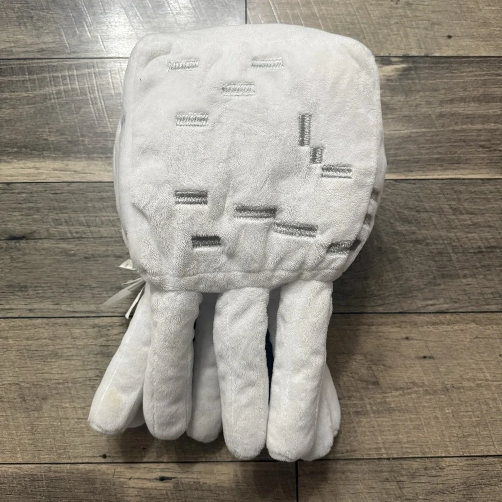 Minecraft GHAST White Mob Cube Plush Stuffed Character Mojang 2021 Jay Franco - Picture 5 of 15